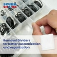 thumbnail image 4 of Scuba Choice Scuba Diving O-Ring Kit with Brass Pick - 200-Piece Set for Dive Gear Maintenance, Durable Black O-Rings, Compact and Reliable Tool for Divers, 4 of 4