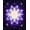 Purple, Pattern 2, variant on ODIKA 4'x6' Machine Washable Non-Slip Area Rug, Lavender Garden Floral High Traffic Rug, Ivory, 65194