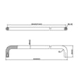 thumbnail image 4 of Richelieu BP228812195 12" Center To Center Wire Cabinet Pull From The Expression, 4 of 4