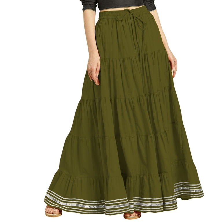 Green maxi sales skirt size 18