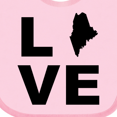thumbnail image 4 of Inktastic Love Maine Boys or Girls Baby Bib, 4 of 4