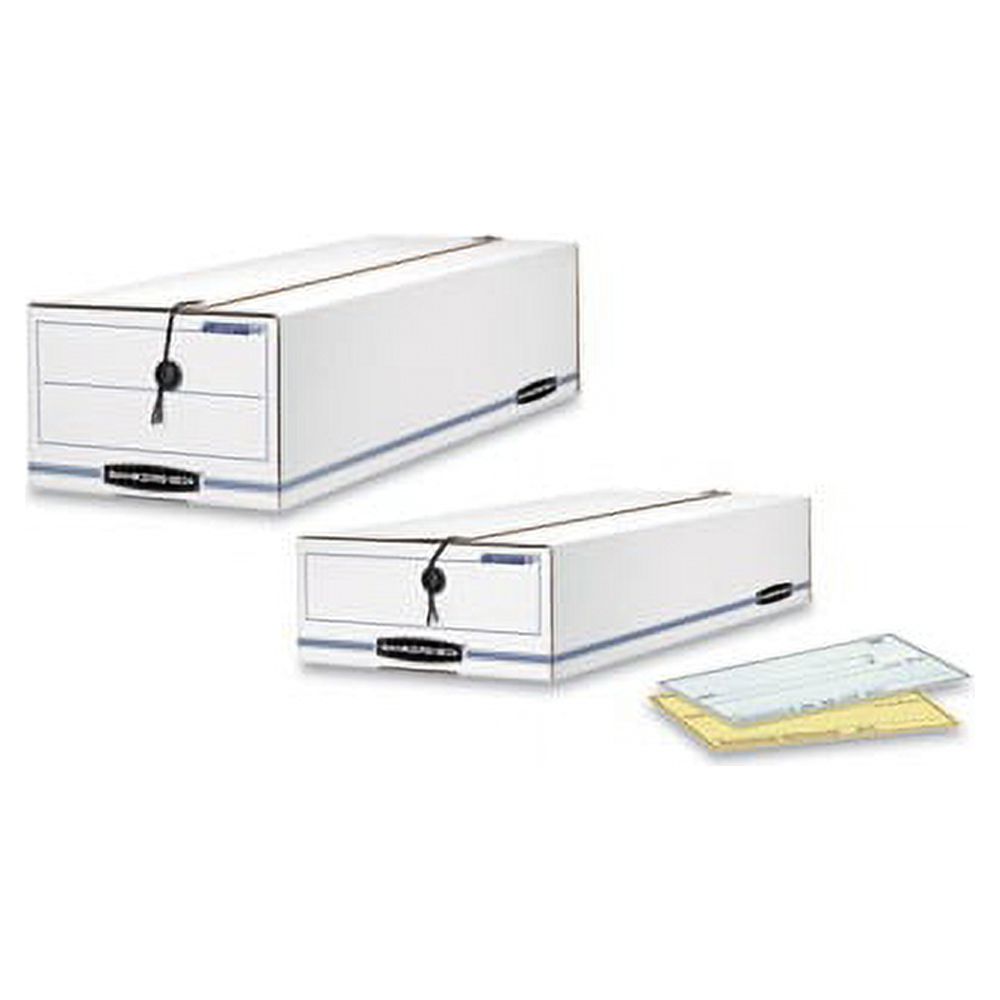 LIBERTY Check and Form Boxes 9&quot; x 24.25&quot; x 7.5&quot;, White/Blue, 12/Carton - image 2 of 5