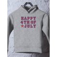 thumbnail image 3 of Happy July 4Th! Hoodie Toddler -Image by Shutterstock,  2 Toddler, 3 of 4
