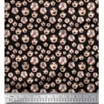 thumbnail image 1 of Soimoi Moss Georgette Fabric Cartoon Football Sports Printed Craft Fabric by The Yard 42 Inch Wide, 1 of 3