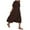 Coffee, variant on LOVZFMLL Fashion Women Loose Solid Color O Puff Sleeve Casual Short Sleeves Dress White M