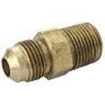 thumbnail image 2 of Plumbshop PSSL-14 Gas Pipe Fitting, Male Union, Brass, 3/8 OD Flare x 3/8 In. MIP - Quantity 5, 2 of 2