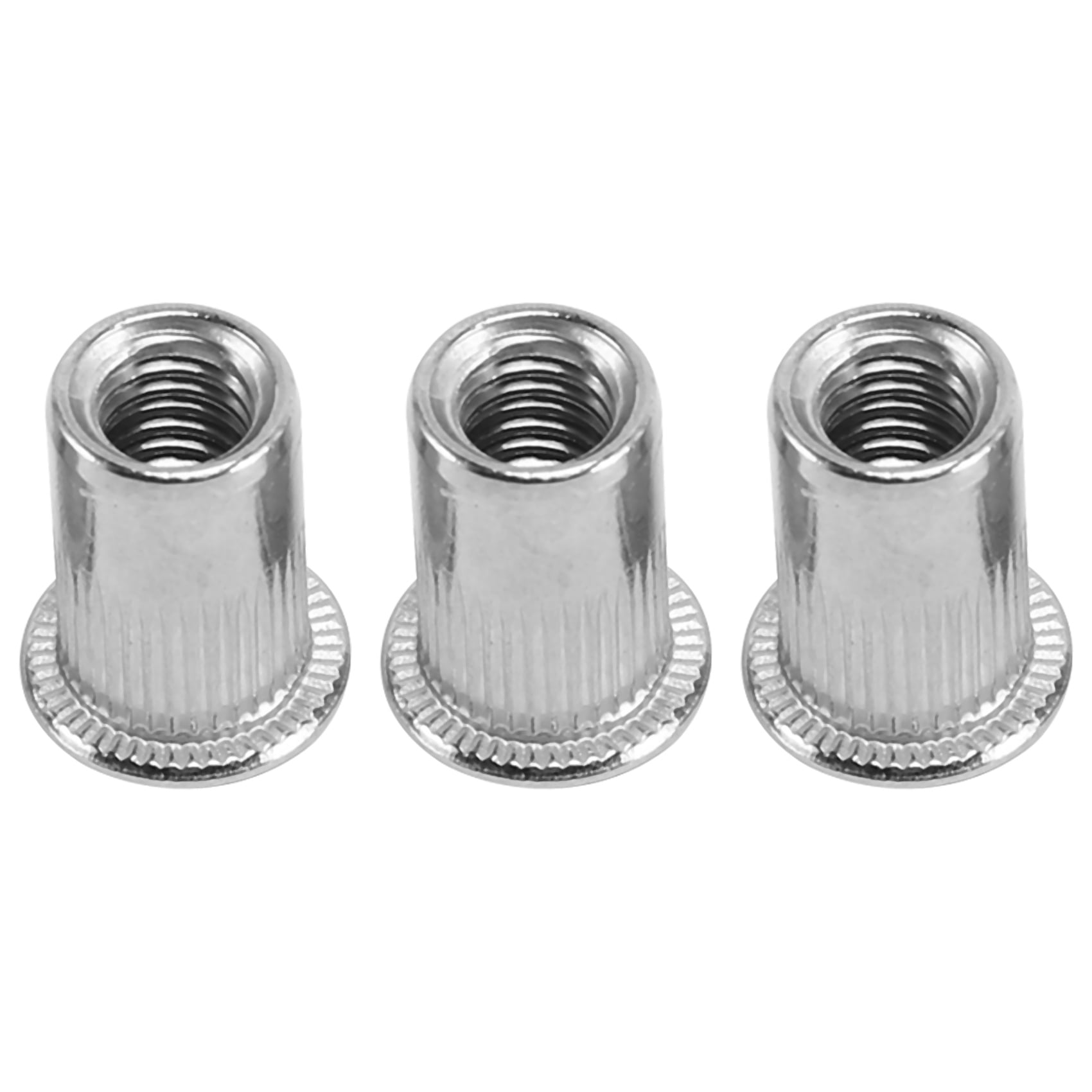 M6 Stainless Steel Rivet Nut Insert Nutsert Silver Tone 20pcs Effortless Shopping Fast delivery