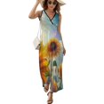 thumbnail image 1 of Sunflower Vestido Sin Mangas , Vestidos De Lujo Para Ocasiones Oficiales, 1 of 5