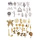 thumbnail image 2 of 2x 50 G / Paquete, , de Formas Variadas, Colgantes, Hallazgos, Accesorios de Fabricación para , Bolsa, Decoración, Sunnimix Colgante de joyería de moda, 2 of 8