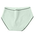 thumbnail image 5 of Riecok Seamless Underwear for Women Stretch Plus Size Plus Size Breathable Comfortable Underwear Panties Green L, 5 of 7