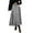 Grey, variant on QHFBli Women Winter Skirt,Aline Long Fall Skirt with Pockets and High Elastic Wasit