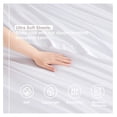 thumbnail image 3 of KriKac Full Size Sheet Sets - 4 Piece Full Size Sheets, Deep Pocket, Hotel Luxury, Extra Soft, Breathable and Cooling, White Bed Sheets for Full Size Mattress, 3 of 9