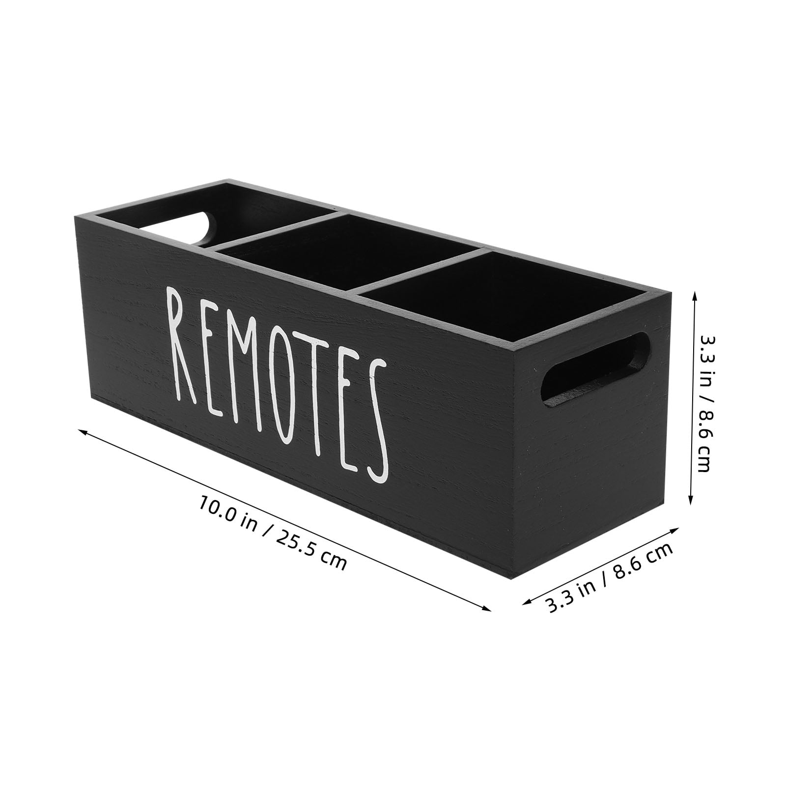 WHAMVOX  Remote Control Organizer Cute Office Desk Accessories Black