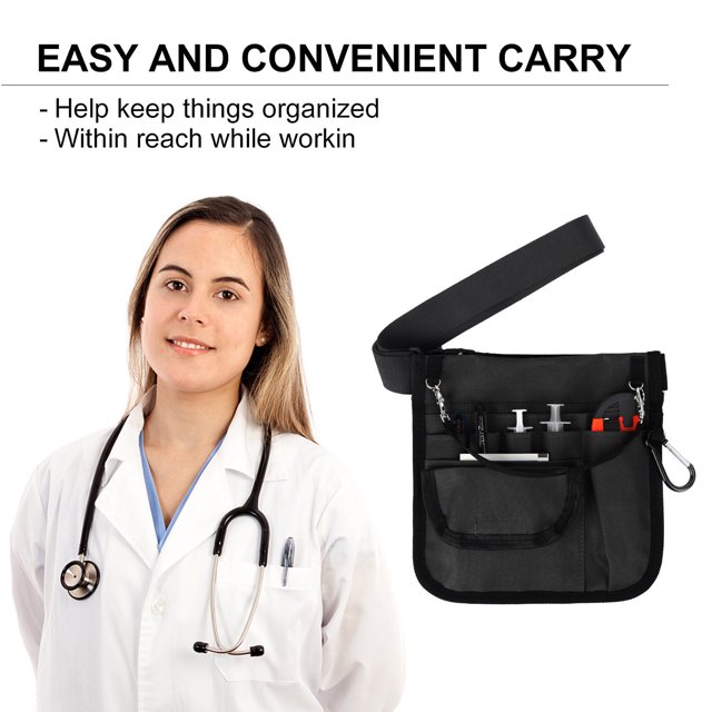 Bolsa De Enfermera Enfermera Fanny Pack Enfermera Utilidad Riñoneras para estetoscopios Vendaje Tijeras