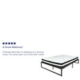 thumbnail image 5 of Flash Furniture Louis 14 Inch Metal Platform Bed Frame with 10 Inch Pocket Spring Mattress in a Box (No Box Spring Required) - Full, 5 of 14