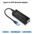 thumbnail image 4 of 2X Adaptador Ethernet Gigabit USB-C A SFP Tarjeta de Red USB 3.0 Tipo C A SFP 100/1000Base-X, 4 of 5