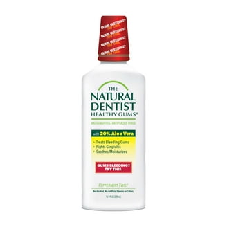 The Natural Dentist Healthy Gums Antigingivitis Mouthwash in Peppermint  Twist