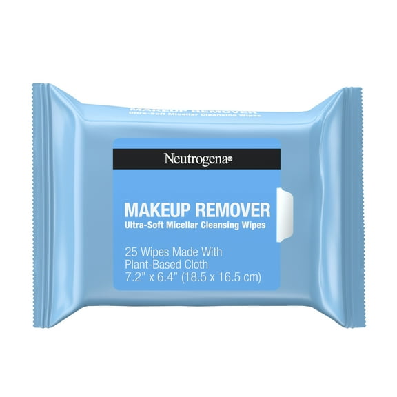 Neutrogena Makeup Remover Wipes and Face Cleansing Towelettes, 25 Count