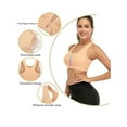 thumbnail image 2 of YouLoveIt Womens Sports Yoga Fitness Bras, Zipper Sports Bras Yoga Casual Bra Sports Bra Ladies Running Fitness Sports Bra with Removable Pads, 2 of 6