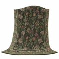 thumbnail image 6 of Sage Green Floral Boho Blanket Soft Cozy Warm Throw Blanket for Couch, Plush Fuzzy Flannel Fleece Blankets for Sofa, Ethnic Tribe Abstract Art Flower Bed Blankets Lightweight Gifts for Women, 40"x60", 6 of 9