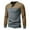 Gray, variant on asjyhkr Mens Undershirts Long Sleeve Crew Neck Button Pullover Outdoor Running Gym Workout Athletic Sweatshirts