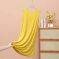 thumbnail image 4 of Dealovy Nightgown for Women Sleeveless Sleepwear Sleep Shirt Ruched Scoop Neck Nightshirt Soft Comfy Loungewear, 4 of 6