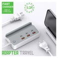 thumbnail image 5 of 35W 6-Port USB Type C Fast Charging Desktop Power Strip with Phone Holder, 5 of 5