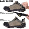 thumbnail image 2 of Mountaineering Tourism Fishing Rock Climbing Non-slip Insole, Outdoor 10-tooth Crampons Rubber Overshoes, Men's And Women's Fishing Snow Mountaineerin, 2 of 5