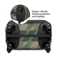 thumbnail image 4 of Naloa Jungle Green Camo USA Flag Elastic Suitcase Protector, Travel Suitcase Protector Cover Fits 18-32in Suitcase - Small, 4 of 9