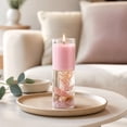 thumbnail image 5 of Ocean Themed Scented Candles Set, Clear Glass Jar Pillar Candles Adorned wtih Seashell and Pebble, Aromatherapy Tabletop Ornament, Elegant Home Decor and Thoughtful Holiday Gift Option, 5 of 8