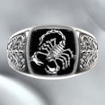 thumbnail image 4 of Xingzhi Classic And Edgy Mens Finger Ring With Scorpion Suitable For All Occasions Uitable For Different Occasions Rings For Men Silver Size 10, 4 of 6