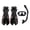 Black-L XL, variant on Swim Facials Glasses Diving Face Cover 180 Degree Panoramic Snorkels Goggles for Scubas Diving Snorkeling Freediving Swimming