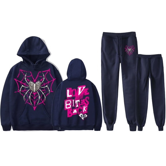 AJ Lee Merch Fans Unisex Hoodie & Jogger Set – 2-Piece Pullover Sweatshirt and Pants Streetwear Outfit for Wrestling Fans