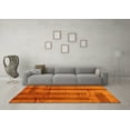 thumbnail image 3 of Ahgly Company Indoor Rectangle Abstract Yellow Contemporary Area Rugs, 8' x 10', 3 of 4