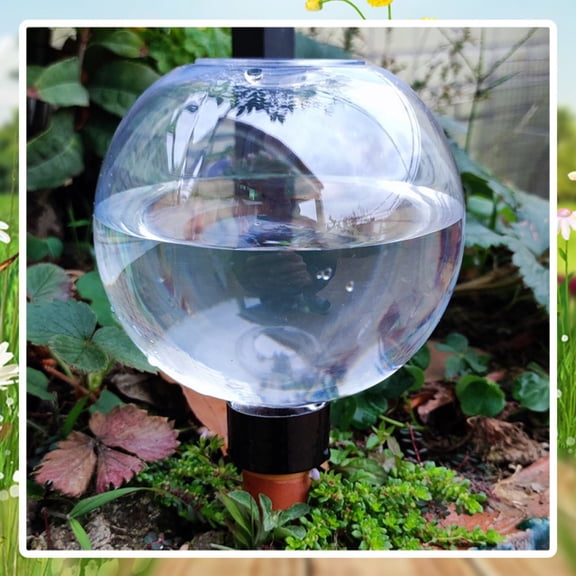 16.9 fl oz Large Capacity Sphere Automatic Watering Globe, Self-Watering Drip Irrigation System for Garden Plants and Flowers, Lazy Watering Device