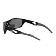 thumbnail image 2 of "The Competitor" Lightweight Precision Sport Wrap Polarized Bifocal Sunglasses Featuring High Definition Lenses - 2 Pair Jet - 3.00, 2 of 5