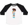 thumbnail image 3 of Inktastic Boy with Ice Cream, Latino Boy, Ice Cream Cone Boys Toddler T-Shirt, 3 of 5