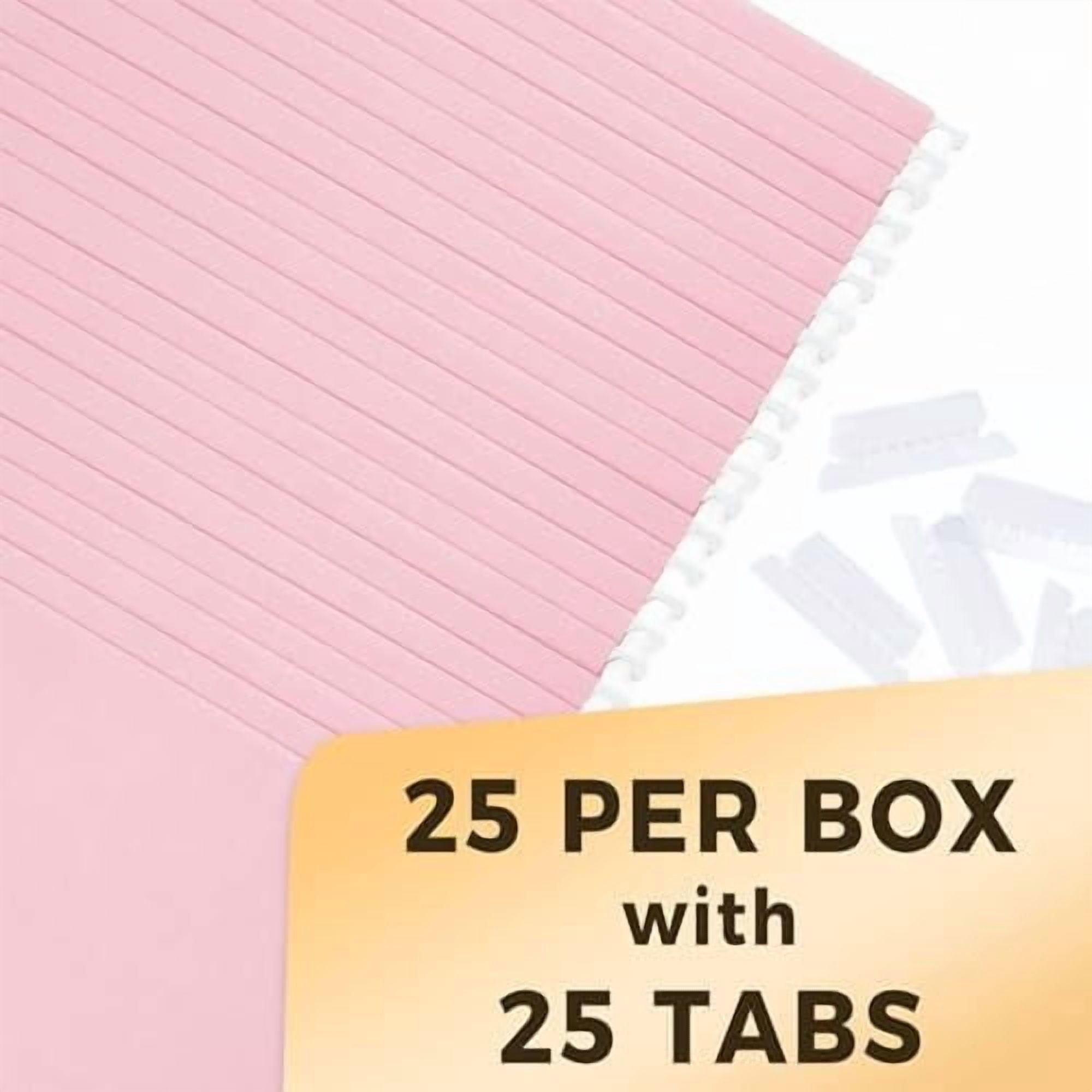 25 Pack Hanging File Folders, Pink Folders, Hanging File Folders Letter Size with 1/5-cut Tabs, Stay Organized for Your Home and Office Bulk File and Documents