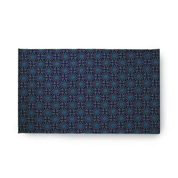 Simply Daisy 18" x 30" Spring Navy Sun Tile Indoor/outdoor Rug