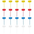 thumbnail image 1 of KAKOWELY Garden Label 20PCS Gardening Ground Inserted Cards Writeable Garden Insert Tag Large Gardening Labels for Garden Park (36CM White+Red+Yellow+Blue), 1 of 5