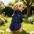 thumbnail image 4 of TIELUTT Stylish Windbreaker Lightweight and Soft Suitable for of All Pet Clothes for Medium Dogs Pet Clothes for Large Dogs Girl Pet Clothes for Small Dogs Pet Clothes for Small Dogs Male Pet Clothes, 4 of 8