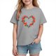 thumbnail image 2 of Blusas y camisas de manga corta con cuello redondo para niños y niñas, camisetas gráficas de manga corta, blusas con estampados bonitos para la temporada escolar., 2 of 9