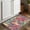 Green Gray, variant on Huisuilinss Large Machine Washable Area Rug, Anti-Slip Accent Abstract Watercolor Design Ultra-Thin Carpet Throw Rug,Low Pile Office Distressed Accent Throw Rug for Bedroom Living Room