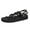 Black, variant on Utoimkio Platform Sandals for Women Plus Size Ladies Summer Flat Rope Set Open Toe Low-top Beach Sandals for Women