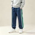 thumbnail image 2 of CONZONE Boys Baggy Sweatpants Wide Leg Sweat Pants for Child Elastic Waist Drawstring Back To School Fall Winter Athletic Jogger Pants with Pockets, 2 of 9