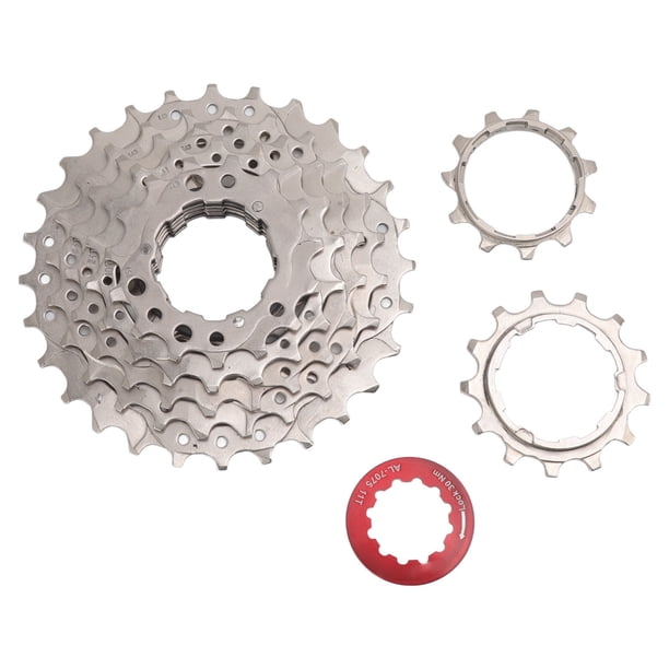 Piñón de bicicleta 11-28T Cassette de velocidad de bicicleta de acero al cromo molibdeno de 7 velocidades para bicicletas plegables de conversión YUNYI BRAND Deportes