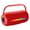 Red, variant on RCA 20-Watt FLEX-3 Micro Boom Portable Bluetooth Flame Mini Speaker with TWS, RGB Lights, USB/microSD Card/Aux, FM, up to 6 Hours Play Time, Black