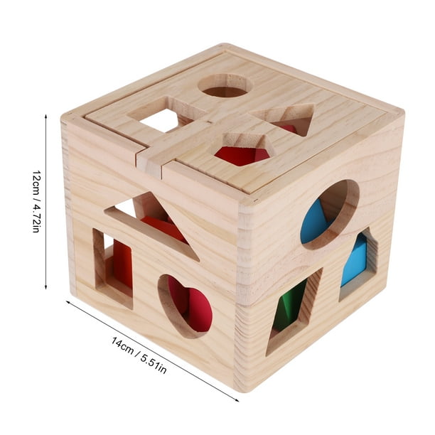 Puzzle en bois Rdeghly, Puzzle de géométrie en bois pour enfants drôles,  jouet éducatif pour enfants d'apprentissage précoce, puzzle en bois 