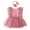 S, variant on Newborns Photoshoots Dress with Matching Headpiece Baby Girls Princess Romper Photography Props 0-3 Months
