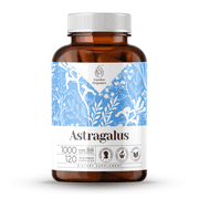 Astragalus Capsules, Natural Herbal Supplement for Immune Support, Astragalus (Astragalus membranaceus) Dried Root Capsules, 120 Capsules
